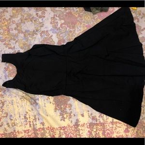 Scoop neck skater dress